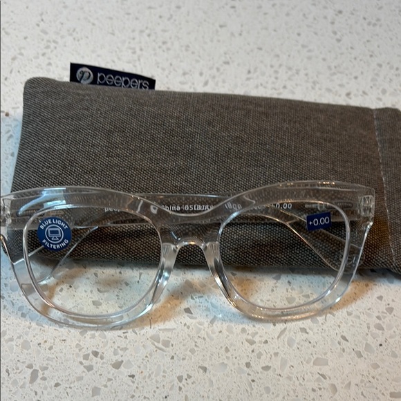 Peepers Clear Blue Light Glasses - Picture 1 of 2
